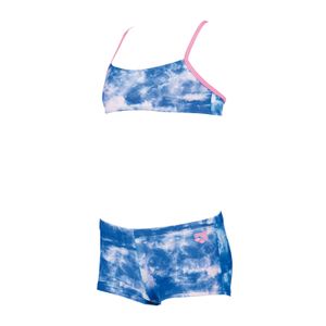 arena Bikini Mädchen Clouds UV Schutz UPF 50+, Farbe:Blau, Kinder Größen:152