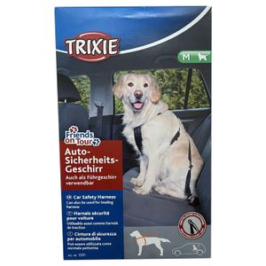 TRIXIE - Auto-Sicherheitsgeschirr für Hunde, schwarz - M