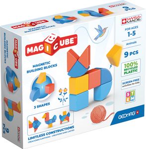 Geomag Magicube 3 Formen recycelte Tiere 9