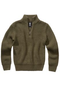 Brandit BD6018  Kids Marine Troyer Pullover, Größe:158/164, Farbe:Olive