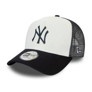 New Era - MLB New York Yankees Colour Block Trucker Snapback Cap - Schwarz-Weiß : Schwarz-Weiß One Size