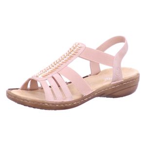 Dámske sandále Rieker 60852-31 rosa 37