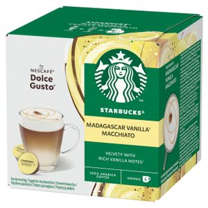 Starbucks Madagascar Vanilla Macchiato für NESCAFÉ Dolce Gusto (1 x 12 Kapseln)