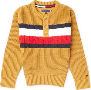 Dětský svetr Tommy Hilfiger Global Stripe Henley 128 cm