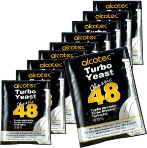 AlcoTec 10 x Turbohefe Classic 48-20% in 5 Tagen TURBO YEAST