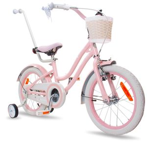 Detský bicykel 16 palcov 4-6 roky Silver Moon ružová Sun Baby