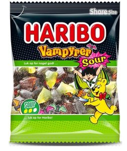 Haribo Vampyrer Sour 375g - Saure Vampire