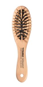 Haarbürste aus Holz Pneumatikbürste für dichtes, lockiges und langes Haar.