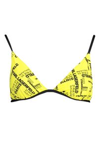 KARL LAGERFELD BEACHWEAR Damen Bikini Bikinioberteil Büstenhalter Schwimmode, Größe:XS, Farbe:gelb (yellow)