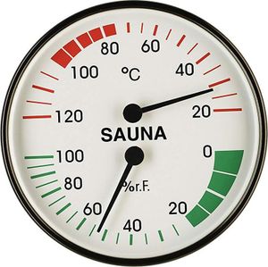 Infraworld Klimamesser 100 mm Durchmesser Saunazubehör Saunamessgerät S2212
