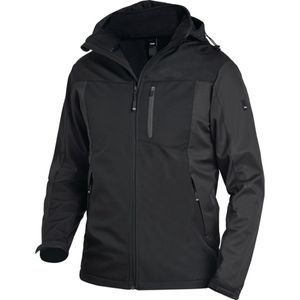 Softshelljacke JANNIK, anthrazit-schwarz, Gr.L