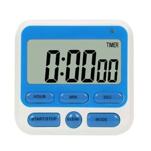 ["Digitalen Bildschirm Küche Timer Große Display Digital Timer Platz Kochen Count Up Countdown Wecker Schlaf Stoppuhr Uhr, blau"],