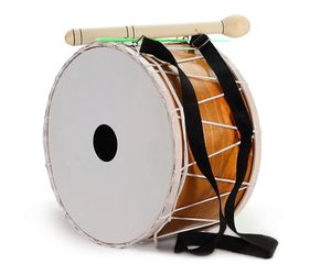 Orientalische Kinder DAVUL ca. 37 x 19 cm. Dhol Drum Schlagzeug Davul 100% Handmade Komplett-Set