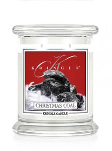 Kringle Candle Vonná sviečka vo váze CHRISTMAS COAL 411 g