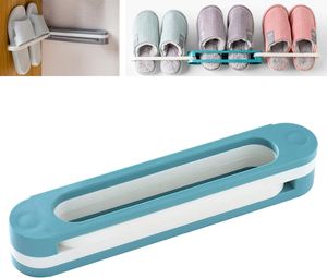 Hausschuhe-Rack, hängende Schuh-Organizer, 3-in-1-Klapphalter, Schuh-Aufhänger, wandmontierter Schuh- und Badezimmer-Handtuch-Organizer