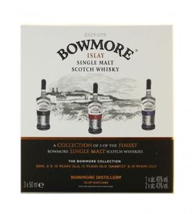 Bowmore The Bowmore Collection Tasting Set Islay Single Malt Scotch Whisky | 40 - 43 % vol | 3 x 0,05 l | insgesamt 0,15 l