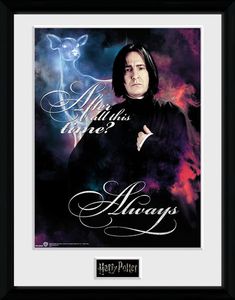 Harry Potter Kunstdruck mit Rahmen: Snape Always (40 x 30 cm)