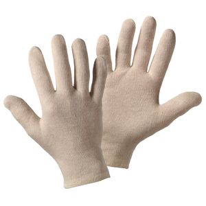 TRIKOT-Handschuhe, Baumwollhandschuhe, für leichte Arbeiten aller Art, 12 Paar, Damengröße