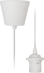 Lampenaufhängung McShine, E27 Fassung, weiß, 230V, 1,2m Kabel