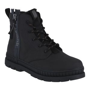 Bugatti Man Herren-Schnürstiefelette Pallario Comfort Dunkel-Braun, Farbe:braun, EU Größe:45
