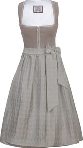 Marjo - Damen Trachten Dirndl (70 cm), GL-8-Marilena (699270-020057), Größe:40, Farbe:khaki (0163)