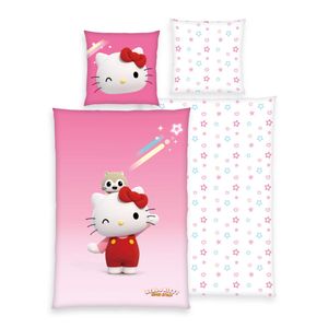 Herding Hello Kitty Bettwäsche Hello Kitty-Super Style 135 x 200 cm / 80 x 80 cm