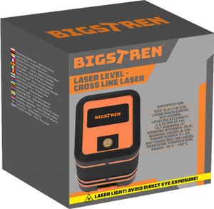 Poziomica laserowa - laser krzyżowy Bigstren 24293