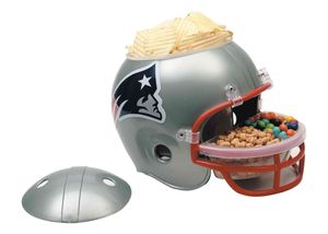 NFL Football Snack Helm der New England Patriots für jede Footballparty