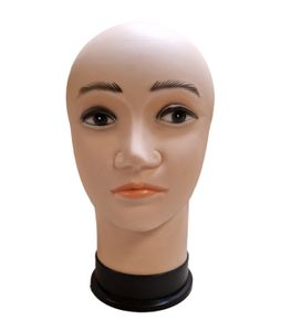 Perückenkopf Männlich - 28 cm Dekokopf - Schaufensterkopf Mann für Perücken - Männliches Kopf-Mannequin ohne Haare - Schaufenster Puppen Kopf für Hut-/Brillen-Präsentation