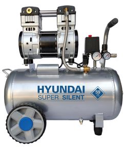 HYUNDAI Silent Kompressor SAC55753 (8 bar, 50L, ÖLFREI, 59 dB, 1.5 kW / 2.0 PS)
