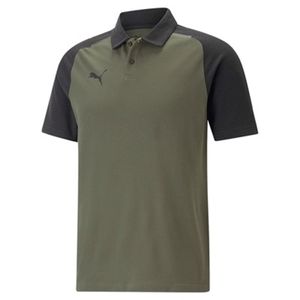 PUMA teamCUP Casuals Polo GREEN MOSS L
