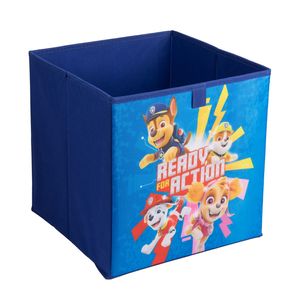 Paw Patrol - Aufbewahrungsbox für Kinder Kinderzimmer Spielzeugkiste ideal für Kallax Regal Blau 30 x 30 x 30 cm