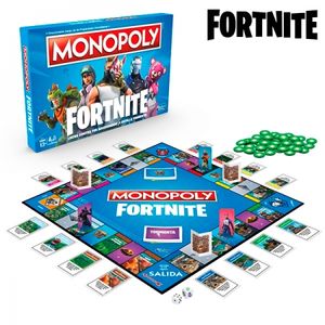 Fortnite Monopoly Hasbro spanische Version Brettspiel Gesellschaft Geld