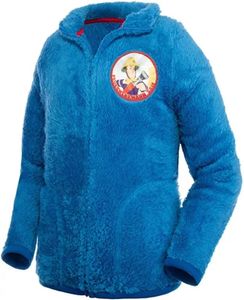 Feuerwehrmann Sam Kinder Fleece Jacke Langfloor – Hellblau / 122/128