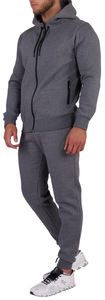 Basisstoff Basissuit Herren Jogging Anzug Dunkelgrau Gr. XL