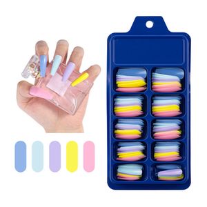 900 Tipps Künstliche Fingernägel Natur in der Tipbox Nägel Tips Bunt Art Tipps Künstliche Fingernäge (Gemischte Farben)