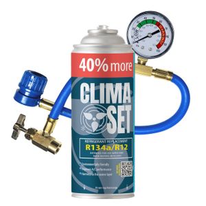 Autoklimaanlagen Set R134a 626 g, Schlauch mit Manometer