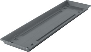 Geli Balkonkasten Untersetzer STANDARD Anthrazit  60 cm - Kunststoff