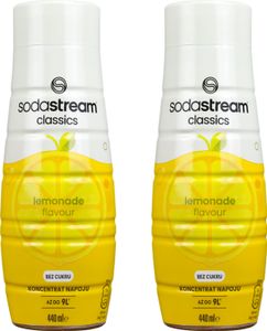 SodaStream Syrop do napojów Cytryna bez cukru, 440 ml, 2 szt SodaStream Syrop do napojów Cytryna bez cukru, 440 ml, 2 szt