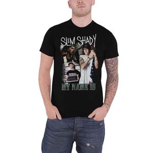 Eminem - tričko "My Name Is Homage" pro muže/dámy Unisex RO1705 (S) (Black)