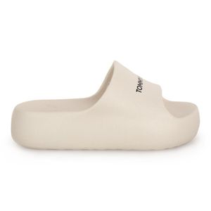 TOMMY JEANS TJW CHUNKY FLATFORM SLID Weiß