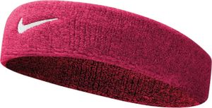 Nike swoosh stirnband žiarivo ružová-biela ružová