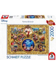 Schmidt Spiele Spiele & Puzzle Disney Mickey & Minnie, Dream Collage II, Thomas Kinkade Puzzle 1.000 Teile Puzzle Puzzle Erwachsenen nbg110722