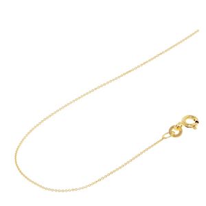 Acalee 10-1008 Halskette 333 Gold / 8 Karat Anker-Kette 0,8 mm, 45 cm