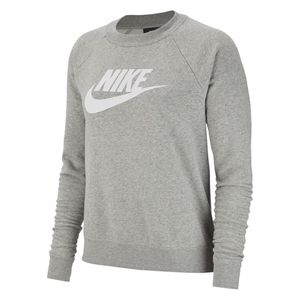 NIKE Nsw Essntl Crew Flc Sweatshirt Damen grau S