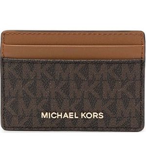 Michael Kors Damskie etui na karty kredytowe i wizytówki 34F1GJ6D0B-200 Kolor: Brązowy Rozmiar: Jeden rozmiar