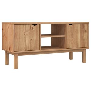 vidaXL TV-Schrank OTTA 113,5x43x57 cm Massivholz Kiefer