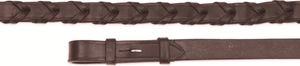 Aviemore - Geschnürte Zügel, Leder ER653 (54 in x 0,6 in) (Braun)