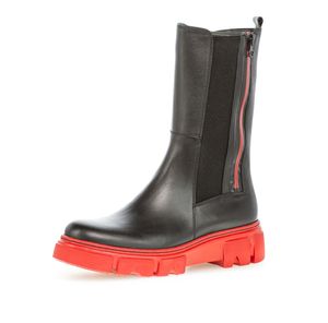 Gabor Fashion GABOR Chelsea Boots Schwarz | Rot schwarz(rosso) 38