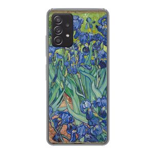Kryt na mobilní telefon pro Samsung Galaxy A53 Kosatce - Vincent van Gogh Silikonové měkké pouzdro